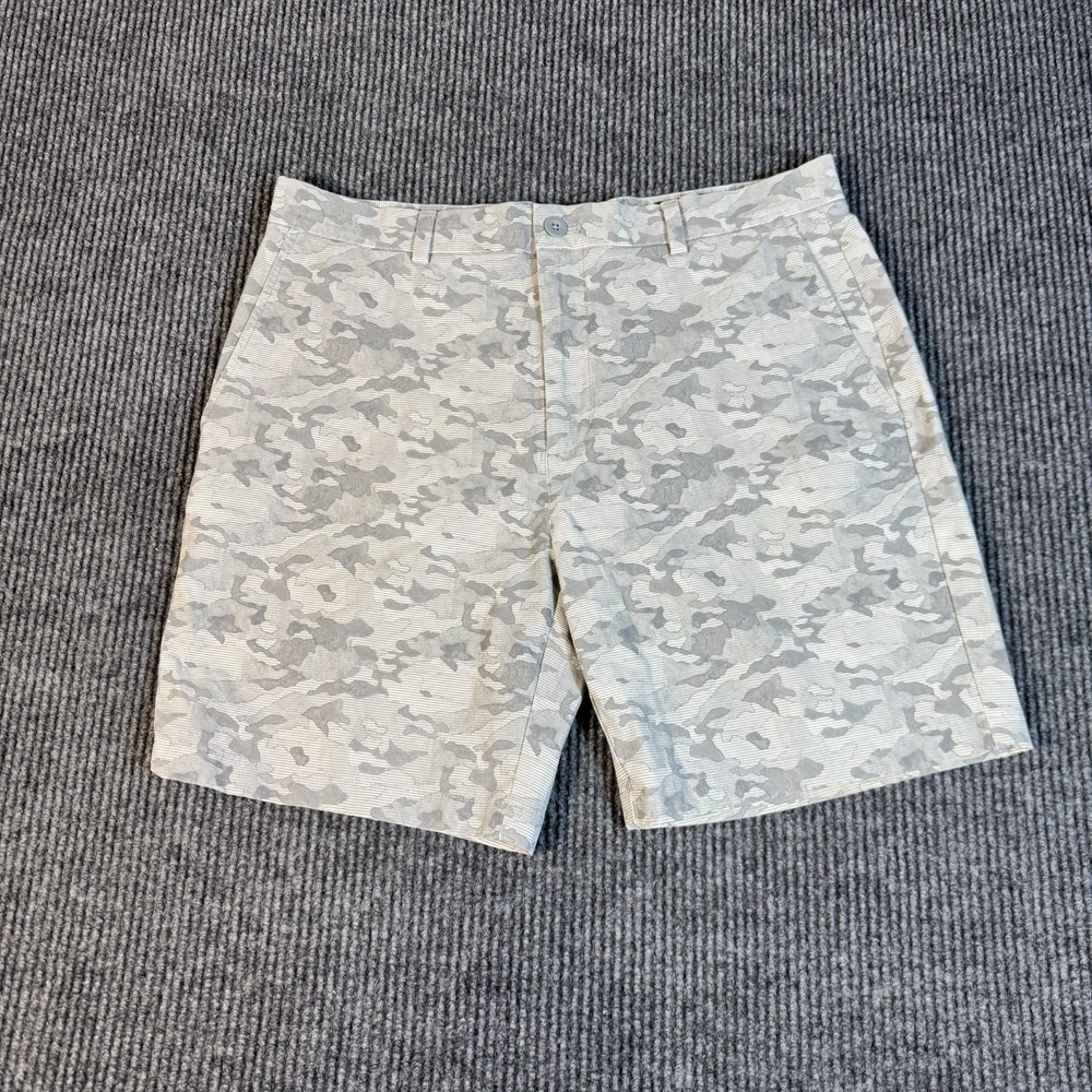 Vineyard Vines Performance Chino Golf Shorts 36 Camouflage Camo 8" 8 Inch Inseam